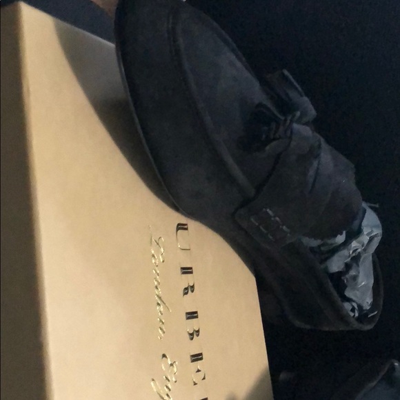 Burberry black suede loafers 40. Brand new w/ box - Picture 2 of 5